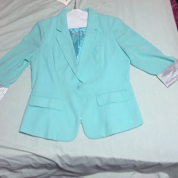 Light blue/ aqua Blazer
