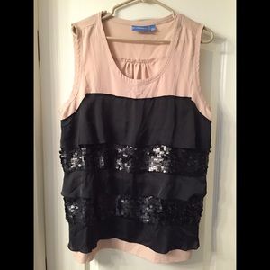 Vera Wang sequin blouse