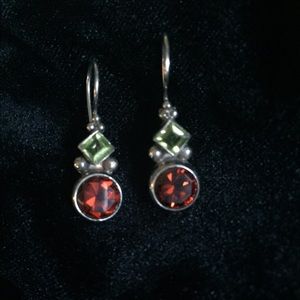 Sterling Silver Crystal earrings