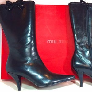 Miu Miu Black Boots