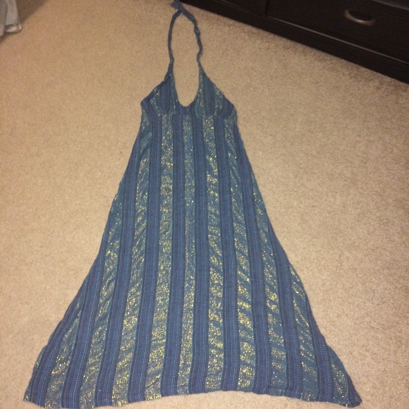 Handwoven Napali Halter Dress 100% cotton