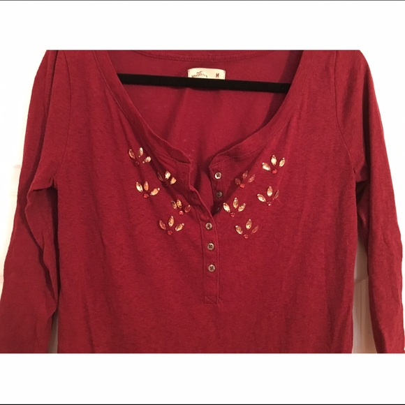 Bedazzled Hollister Shirt - Picture 2 of 3