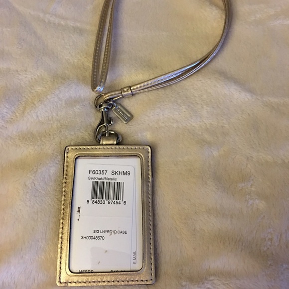 Brand new coach ID holder.