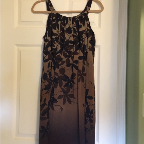 Jones New York, Brown florals dress