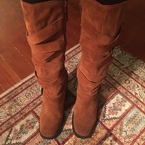 Suede Jeffrey Campbell boots!