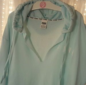 💧PRICE DROP💧PINK high low hoodie