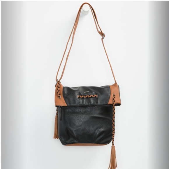 Roxy Handbags - Roxy Brown and Black Envelope Bag