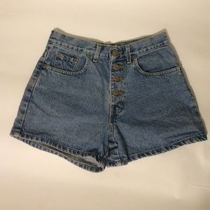 Vtg OCI High Waist Button Shorts