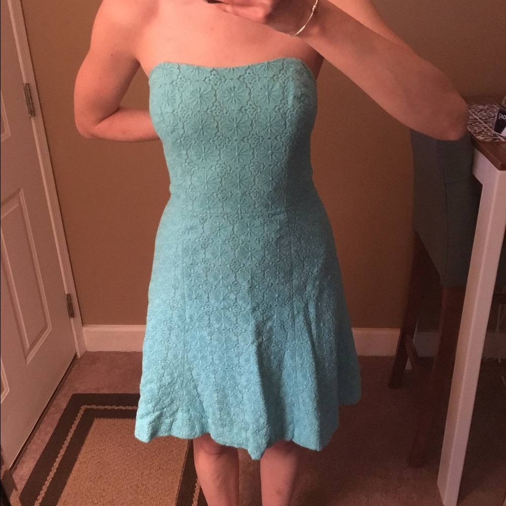 Lilly Pulitzer Blue Vicki Lace Dress