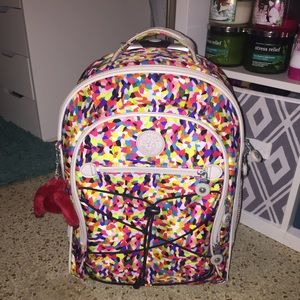 SAUSALITO KIPLING ROLLING BACKPACK