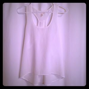 Racerback Silk Tank