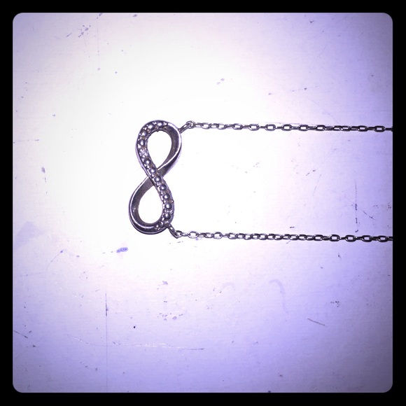 Infinity 925 sterling silver necklace