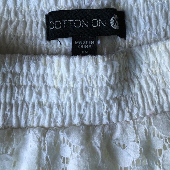 cute white lace shorts - Picture 3 of 3