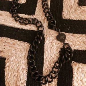 Juicy Couture Black Chain Necklace