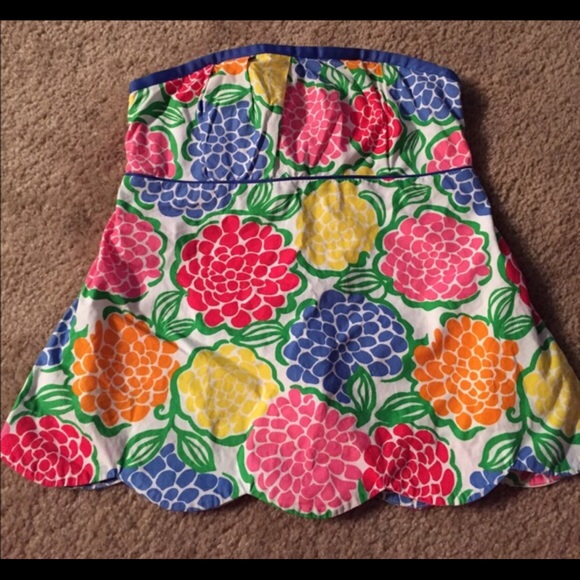 Lilly Pulitzer scalloped tank top
