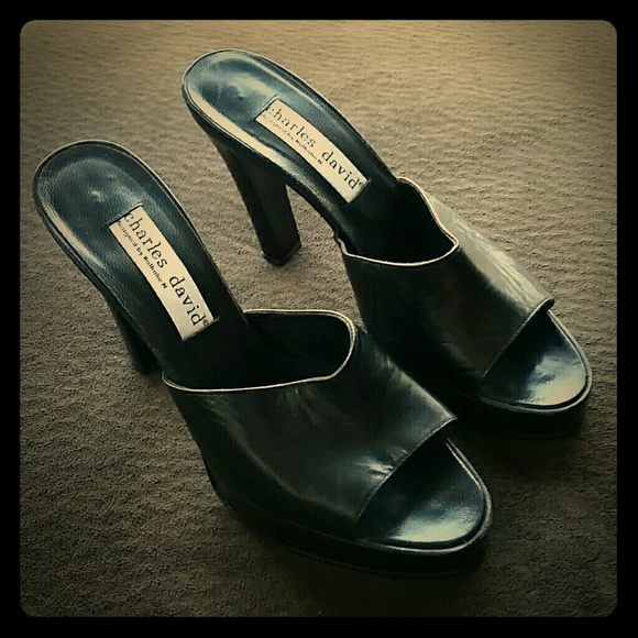 Charles David platform heels