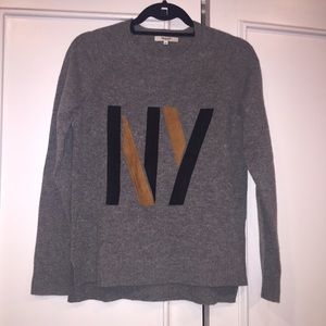 Madewell Grey "NY" Sweater