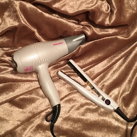 Mini blow dryer and mini straightener