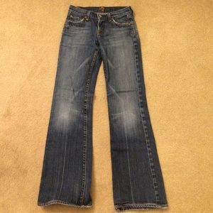 7 For All Mankind Bootcut Jeans, Size 25!