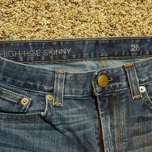 High rise skinny jcrew jeans