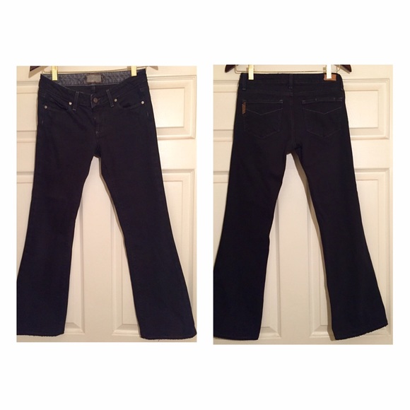Paige "Laurel Canyon" Bootcut Dark Wash Jeans GUC