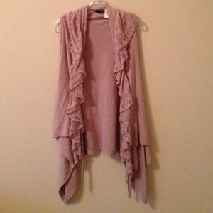 Badge colored cardigan