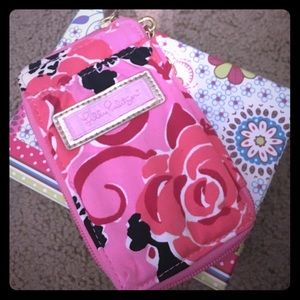 AOII print Lilly Pulitzer wristlet. New.