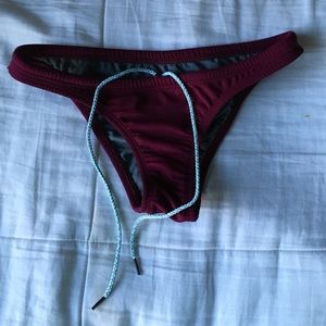 maroon jolyn bottoms