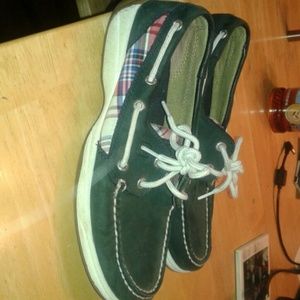 Hardly worn navy Sperry's