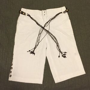 White long shorts size 5