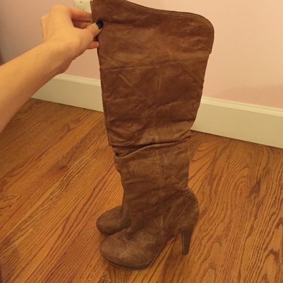 Jessica Simpson Shoes - Jessica Simpson Thigh high fall tan boots