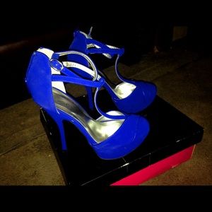 Blue Qupid High Heels