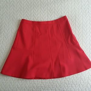 JCrew Orange mini skirt