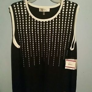 NWT Kasper sleeveless sweater vest
