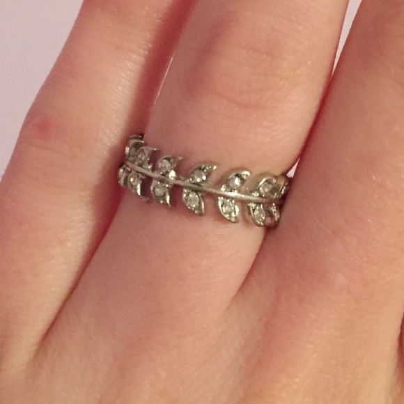 Faux Silver Diamond 3 Ring Set - Picture 3 of 4