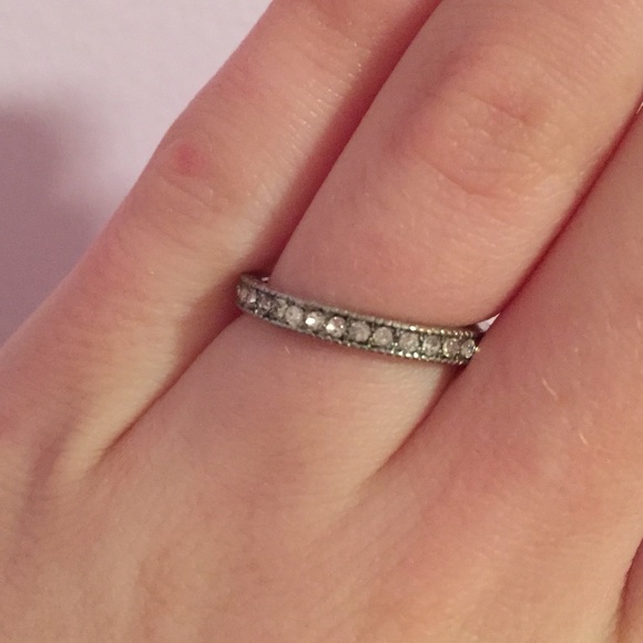 Faux Silver Diamond 3 Ring Set - Picture 4 of 4