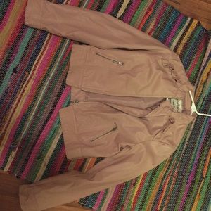 Faux leather jacket
