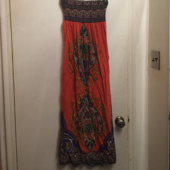 Nice retro maxi dress . - Picture 1 of 2