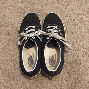 Black Vans authentic shoes women's size 7.5