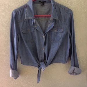 Jean shirt from forever 21