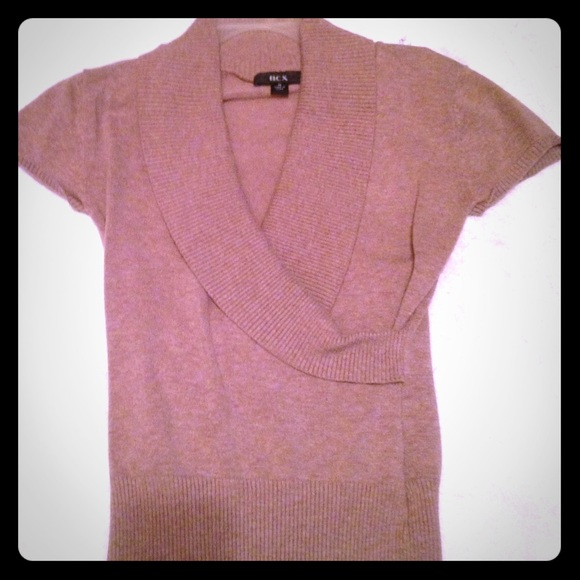 BCX short sleeve fitted sweater