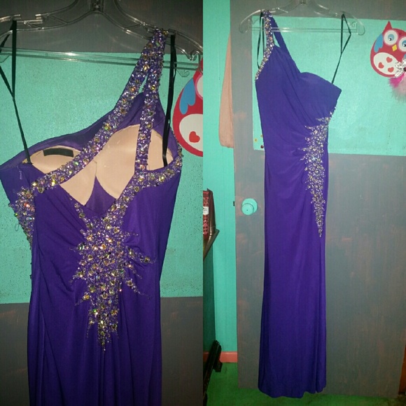 Purple pageant/prom dress