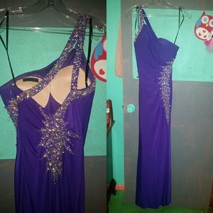 Purple pageant/prom dress