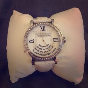 White juicy couture watch