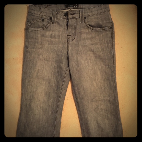 Slim fitting men's Rock and Republic gray jeans