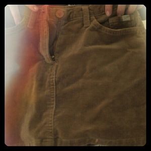 Cute brown jean skirt