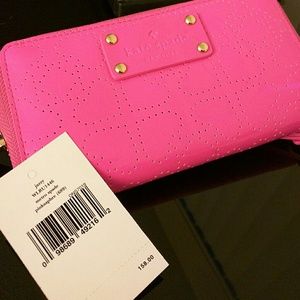 Spring Hot Pink Brand New Wristlet