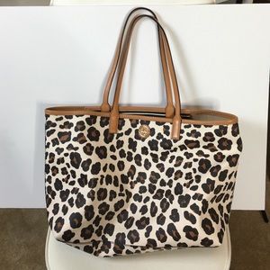 Authentic Tory Burch Kerrington Tote Leopard