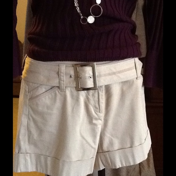 White House Black Market Khaki Shorts