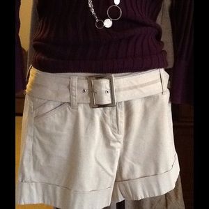 White House Black Market Khaki Shorts